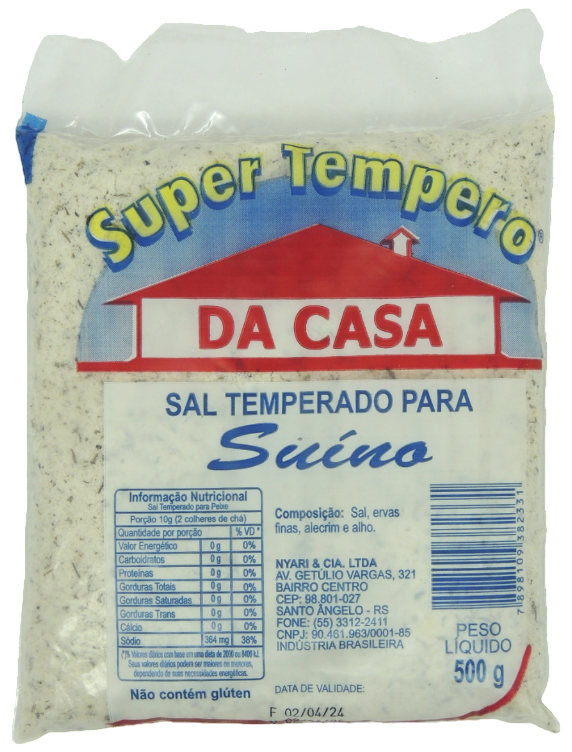 Sal Temperado para Suíno